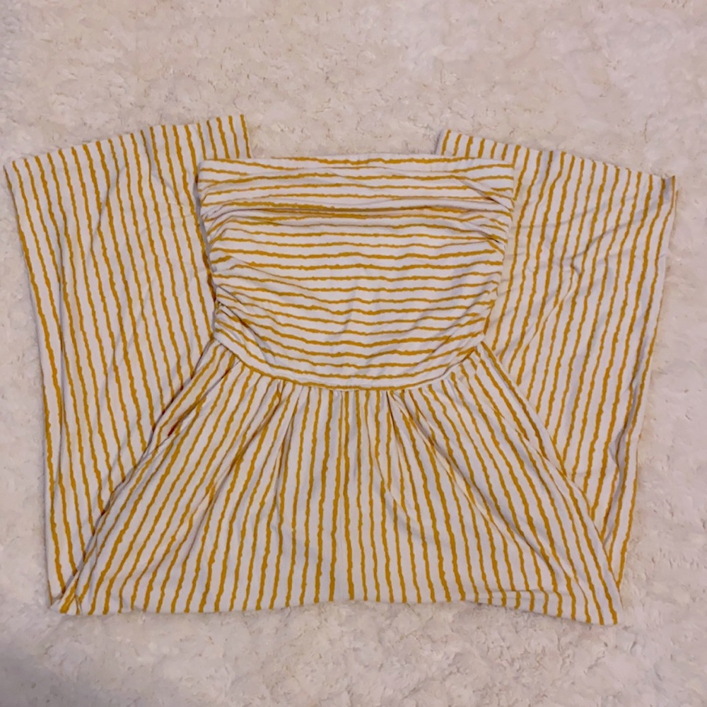 J for Justify strapless cropped Romper
